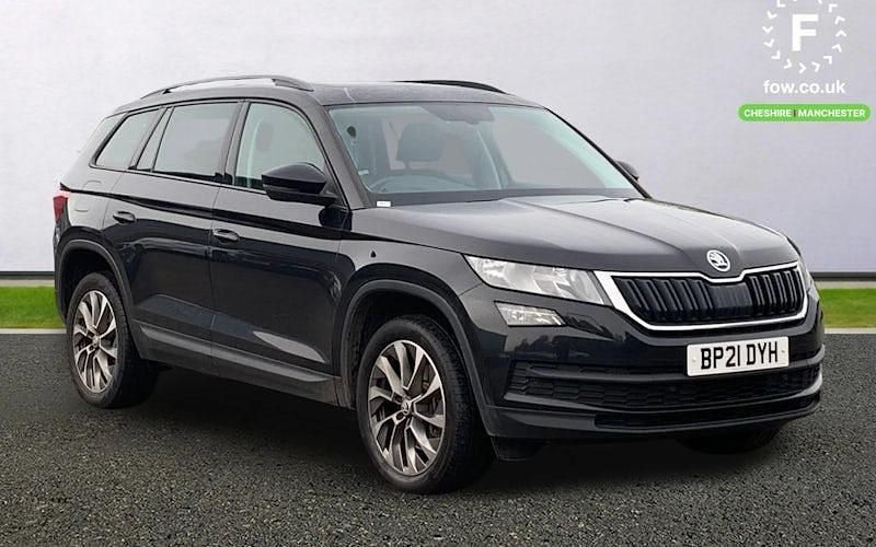 Used Skoda Kodiaq SE Drive 150 HP (110 kW) 2021 Black SUV