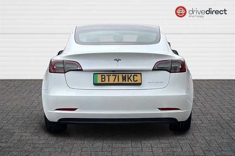 Used Tesla Model 3 Long Range AWD 366 kW (498 HP) 2021 White Sedan