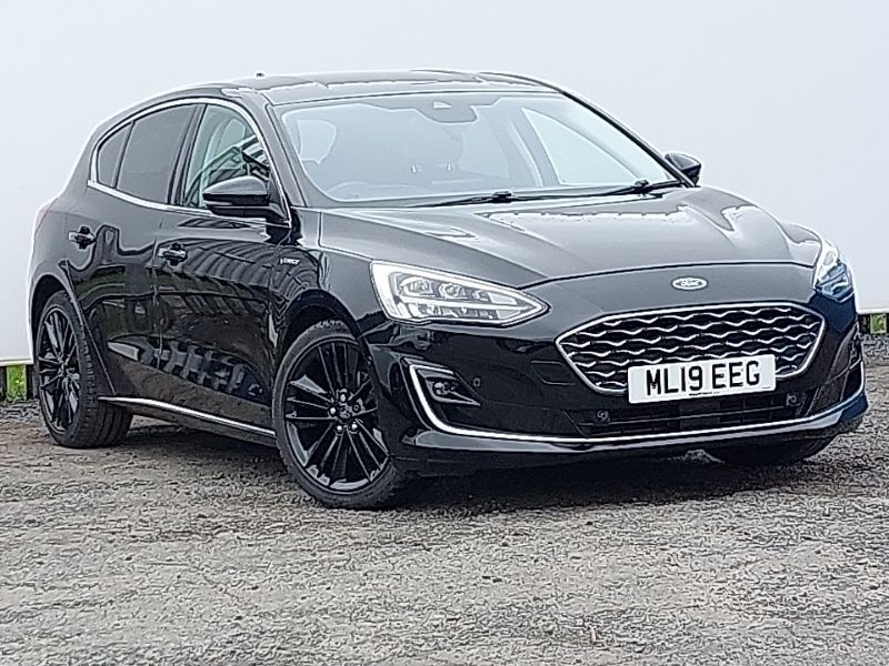 Black Used 2019 Ford Focus Vignale Hatchback | £12,998 (Fair price) - Image 1/4