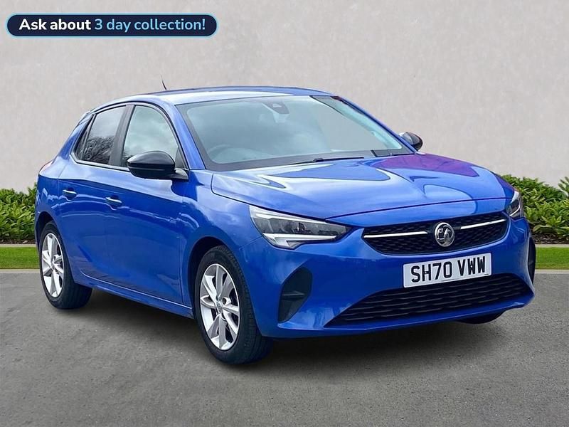 Used Vauxhall Corsa S 100 HP (73 kW) 2020 Blue Hatchback
