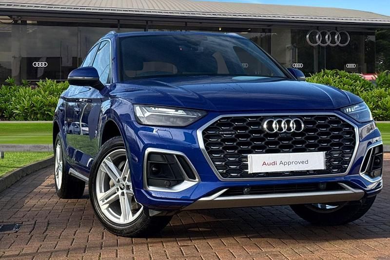 Blue Used 2023 Audi Q5 S-Line SUV | £33,980 (Fair price) - Image 1/4
