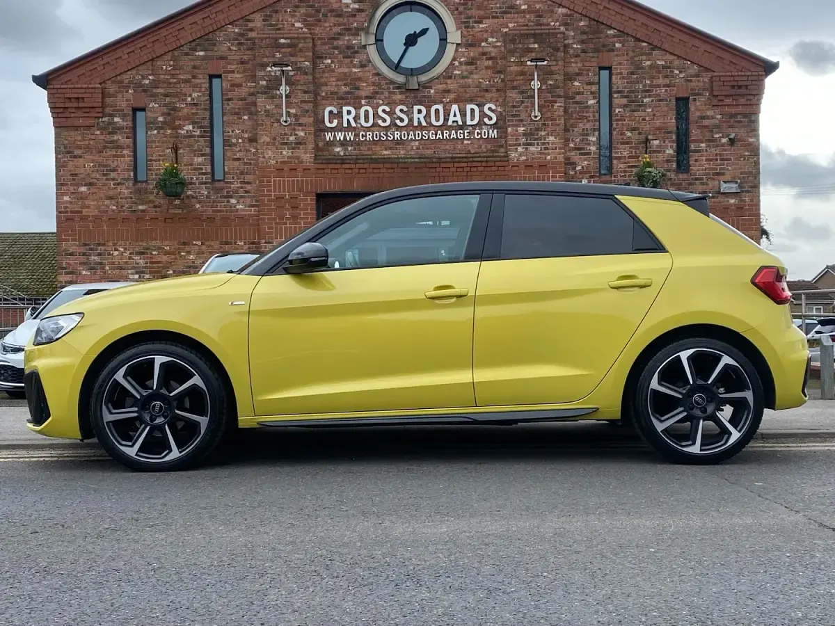 Used Audi A1 Black Edition 2023 Python yellow SUV