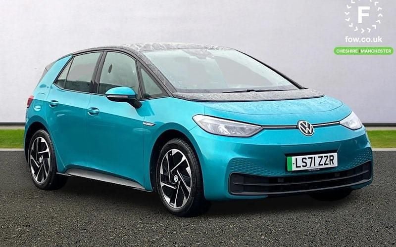 Turquoise Used 2021 VW ID.3 Comfortline Hatchback | £11,199 (Fair price) - Image 1/4