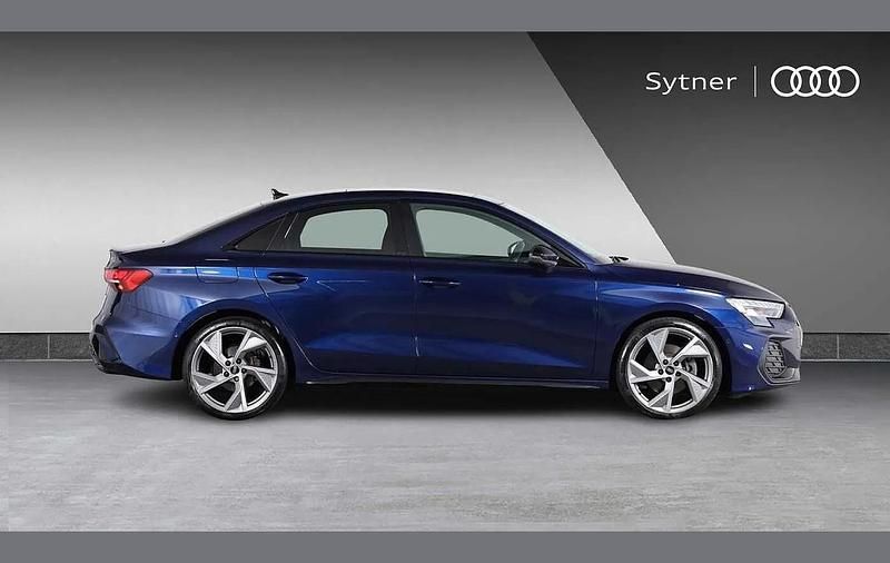 Used Audi A3 Black Edition 147 HP (108 kW) 2024 Blue Sedan