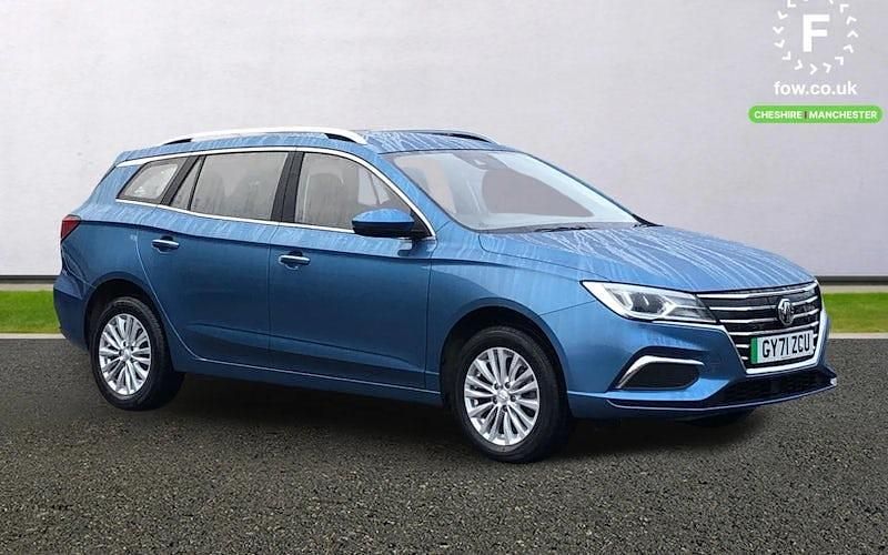 Used MG MG5 EV Exclusive 114 kW (156 HP) 2021 Blue Estate