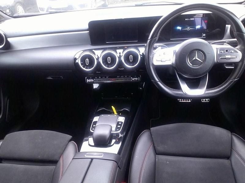 Used Mercedes A200 AMG line 163 HP (119 kW) 2018 White Hatchback