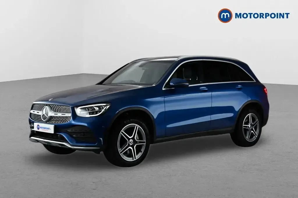 Used Mercedes GLC300e AMG line 2022 Blue SUV