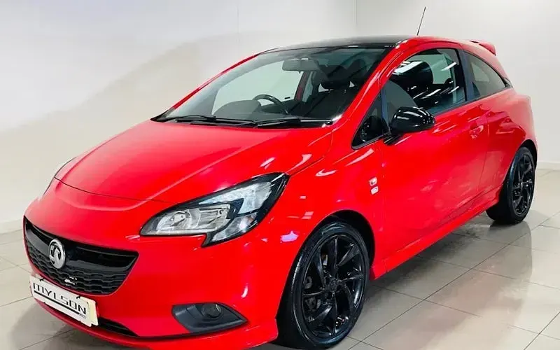 Used Vauxhall Corsa Edition 75 HP (55 kW) 2017 Red Hatchback