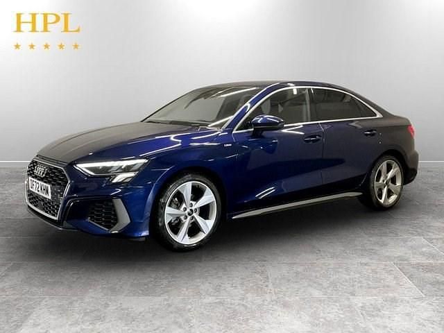 Used Audi A3 S-Line 110 HP (80 kW) 2023 Blue Sedan