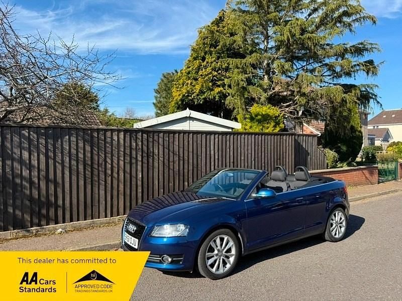 Blue Used 2011 Audi A3 Cabriolet Sport Cabriolet | £4,295 (Fair price) - Image 1/4