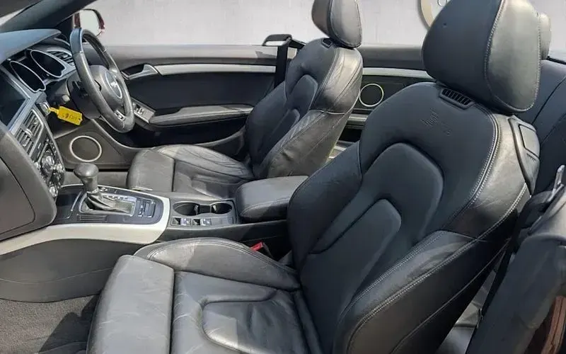 Used Audi A5 Cabriolet S-Line 177 HP (130 kW) 2014 Red Cabriolet