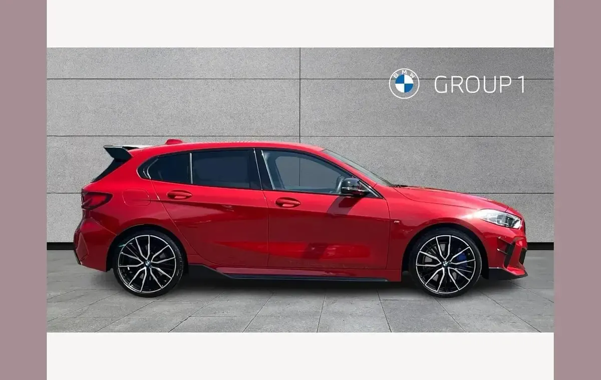 Used BMW M135 Comfort Edition 306 HP (225 kW) 2024 Red Hatchback