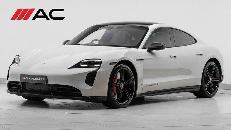 White Used 2020 Porsche Taycan Sedan | £57,990 (Fair price) - Image 1/4