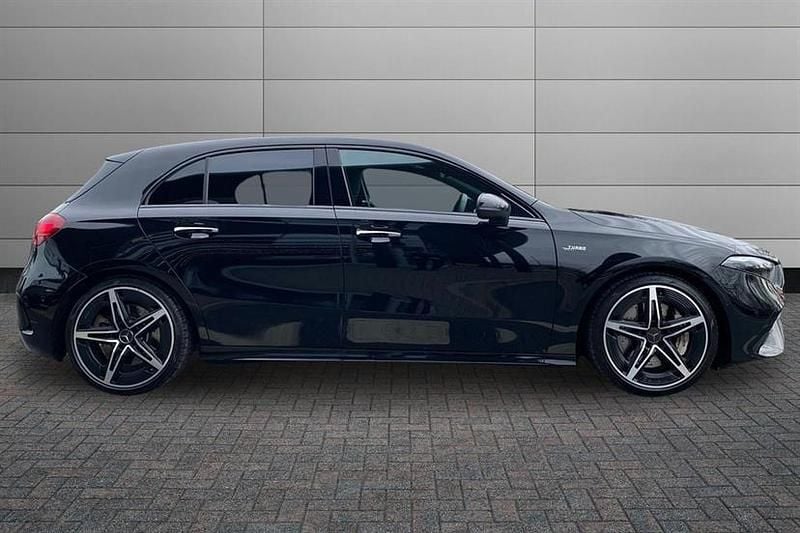 Used Mercedes A35 AMG Premium 306 HP (225 kW) 2023 Cosmos black Hatchback