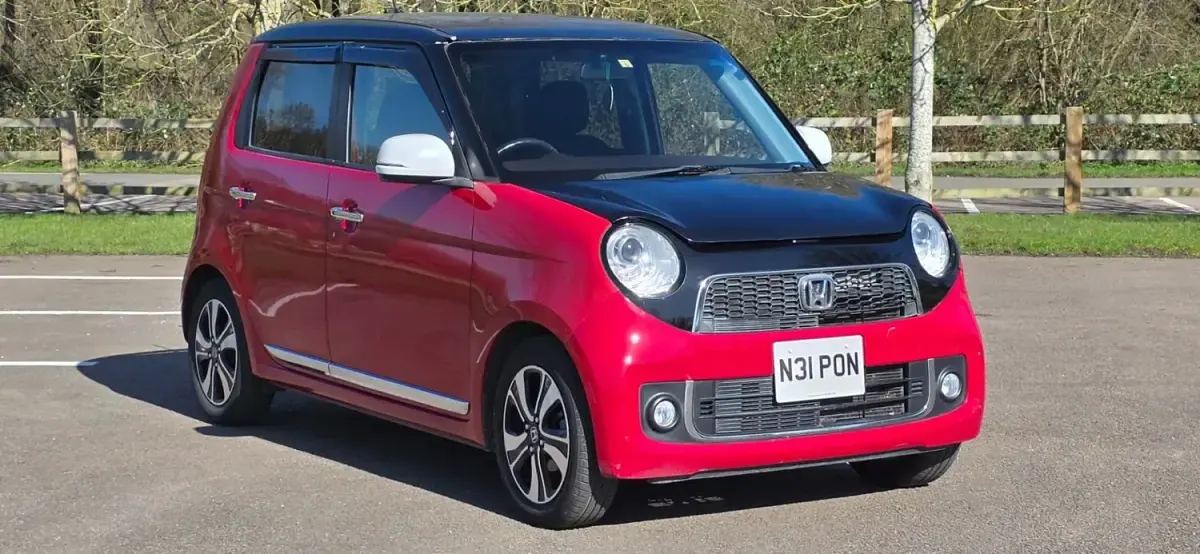 Używany Honda N Box 2014 Czerwony Minivan