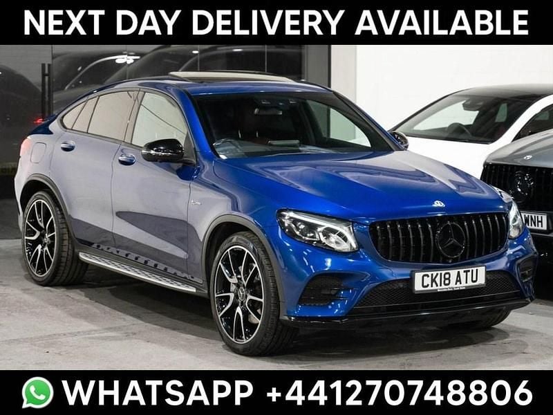 Blue Used 2018 Mercedes GLC43 AMG Premium Plus Coupe | £26,000 (Fair price) - Image 1/3