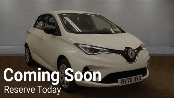 White Used 2020 Renault Zoe Play Hatchback | £8,895 (Fair price) - Image 1/3