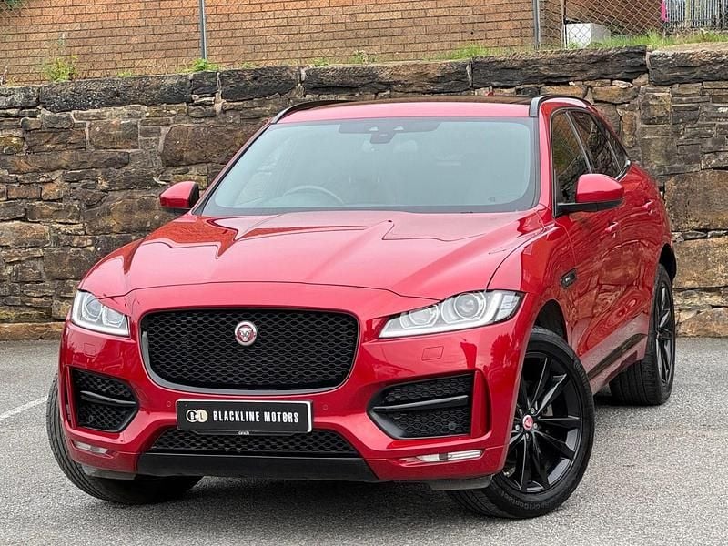 Used Jaguar F-Pace R-Sport 240 HP (176 kW) 2017 Red SUV