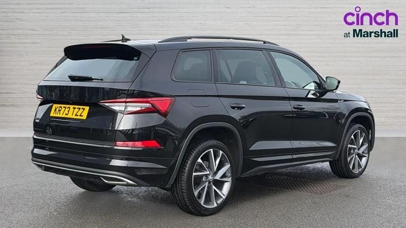 Used Skoda Kodiaq SportLine 150 HP (110 kW) 2023 Black magic pearl effect SUV