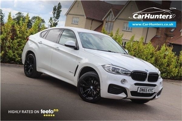 White Used 2015 BMW X6 M Sport SUV | £17,995 (A bit pricey) - Image 1/4
