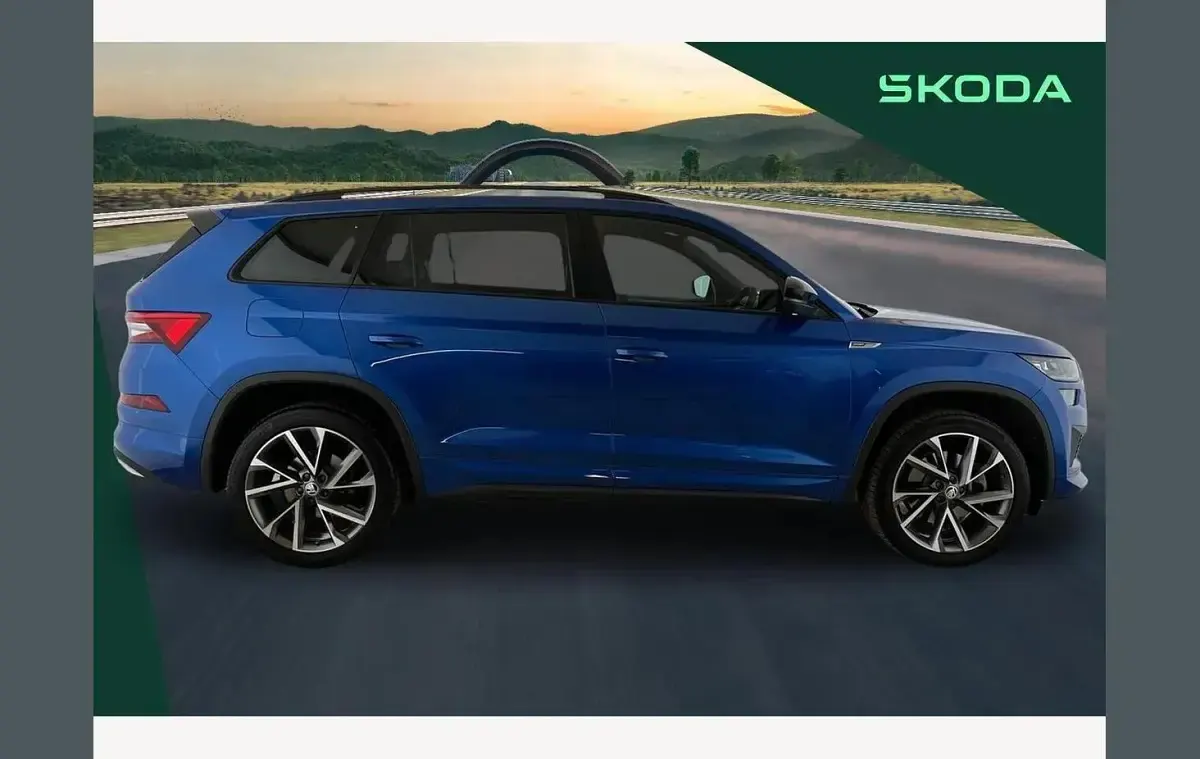 Used Skoda Kodiaq SportLine 190 HP (139 kW) 2023 Race blue SUV