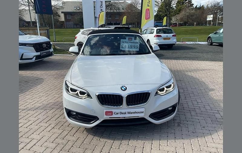 Used BMW 218 Sport Line 134 HP (98 kW) 2017 White Cabriolet