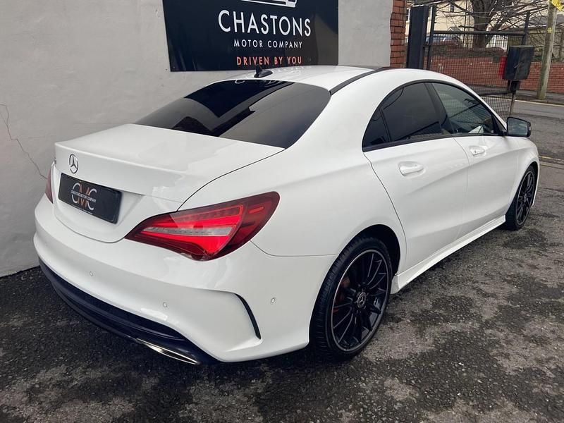 Used Mercedes CLA220 AMG line 177 HP (130 kW) 2018 White Sedan