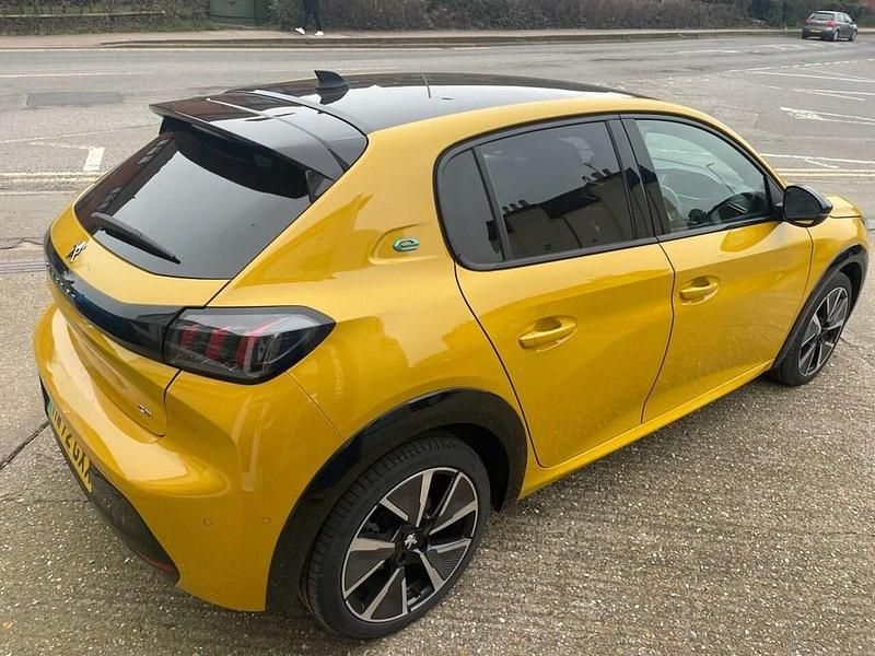 Used Peugeot e-208 GTi 100 kW (136 HP) 2022 Yellow Hatchback