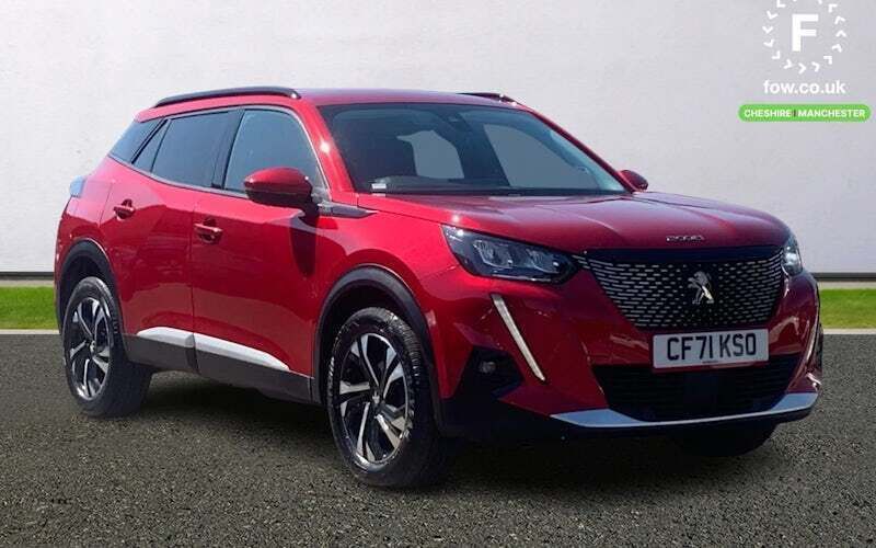 Red Used 2021 Peugeot 2008 Allure Premium SUV | £13,699 (Good price) - Image 1/4