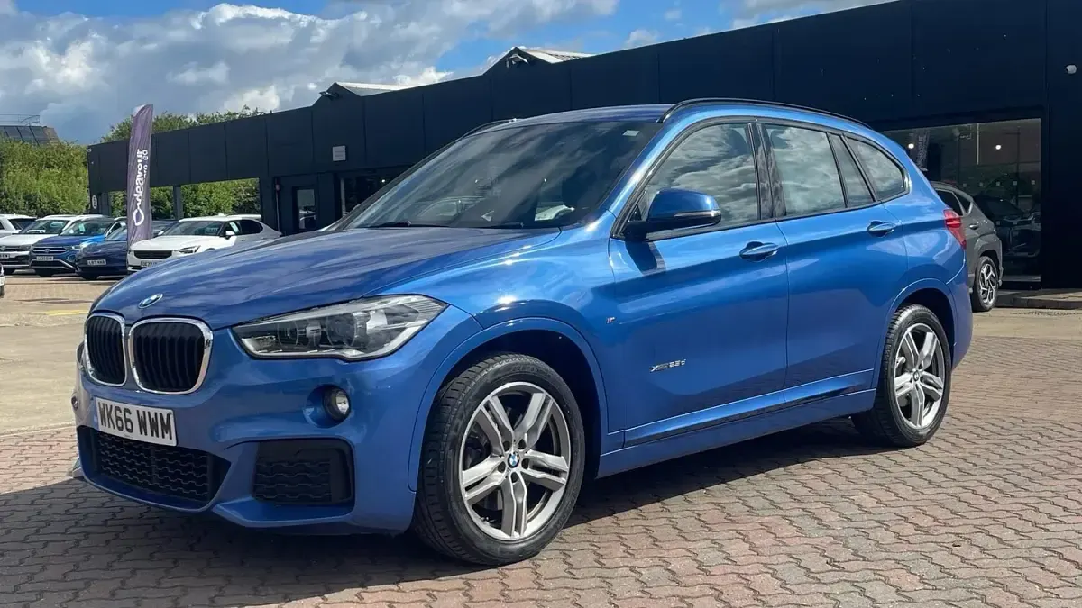Used BMW X1 M Sport 231 HP (169 kW) 2016 Blue SUV