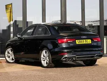 Used Audi A3 S-Line 190 HP (139 kW) 2019 Black Sedan