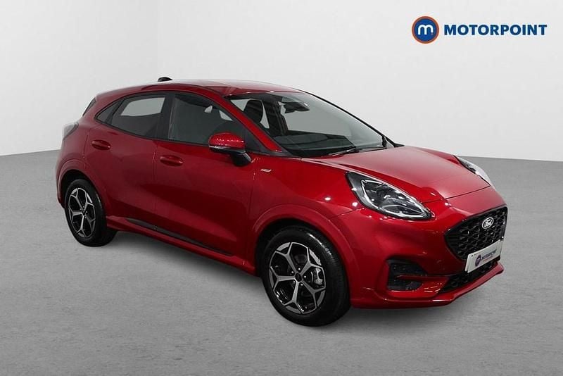 Red Used 2025 Ford Puma Gen-E ST-Line SUV | £20,999 (Fair price) - Image 1/4