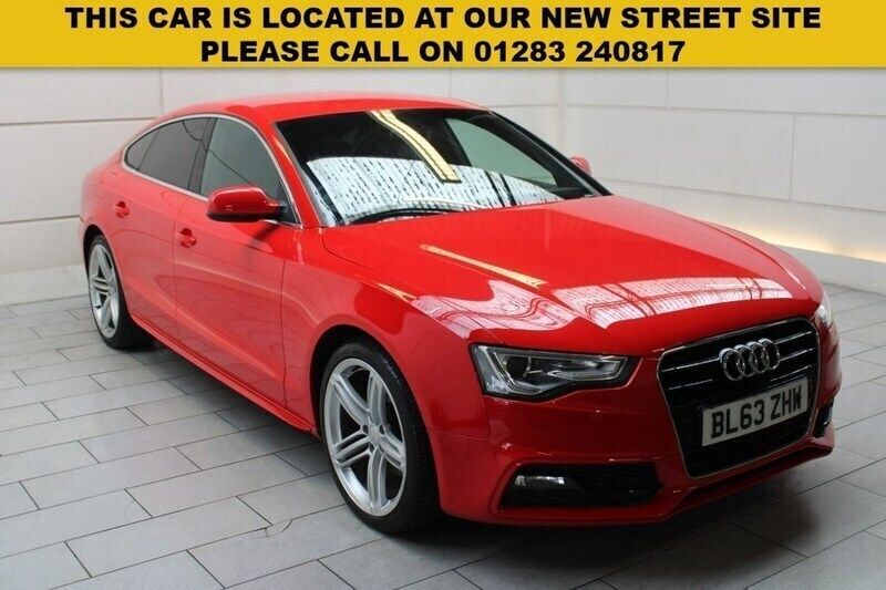 Red Used 2014 Audi A5 Sportback S-Line Hatchback | £9,000 (Good price) - Image 1/3