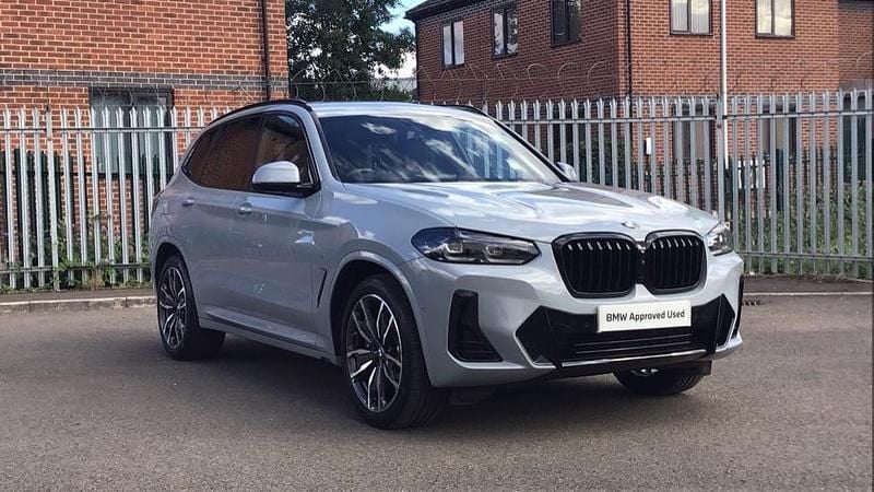 Grey Used 2022 BMW X3 M Sport SUV | £38,995 (Expensive) - Image 1/4