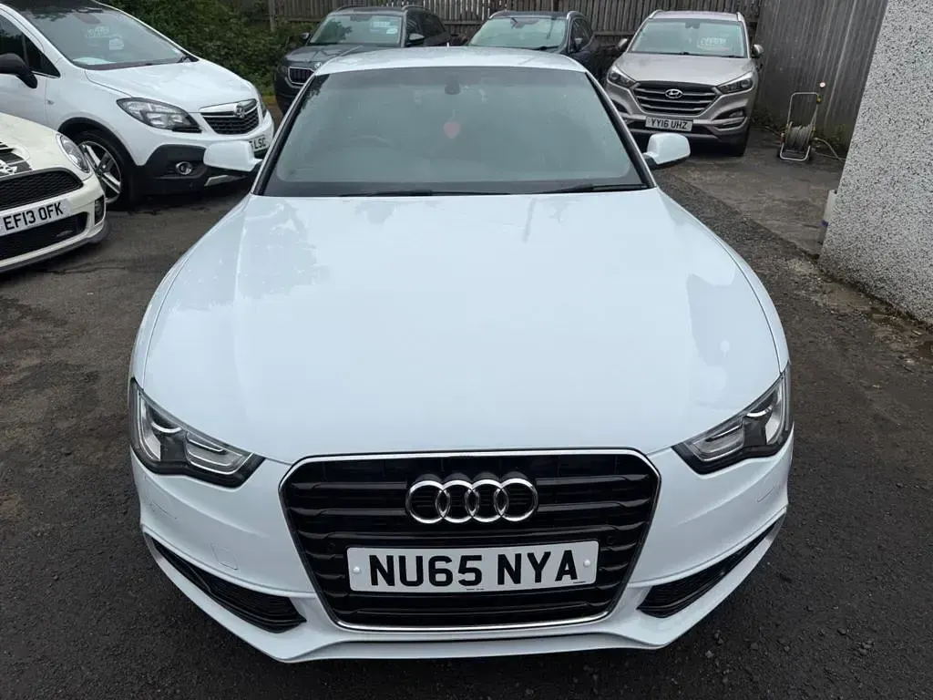 Used Audi A5 S-Line 2015 White Coupe