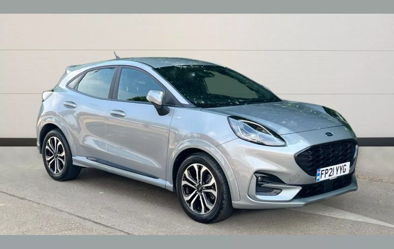 Silver Used 2021 Ford Puma ST-Line SUV | £14,030 (Fair price) - Image 1/4