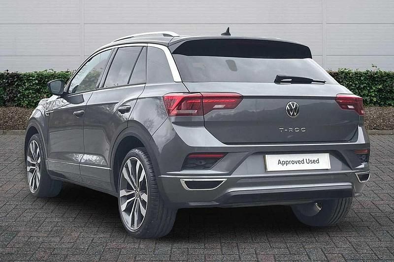 Begagnad VW T-Roc R-line 150 HK (110 kW) 2021 Grå SUV