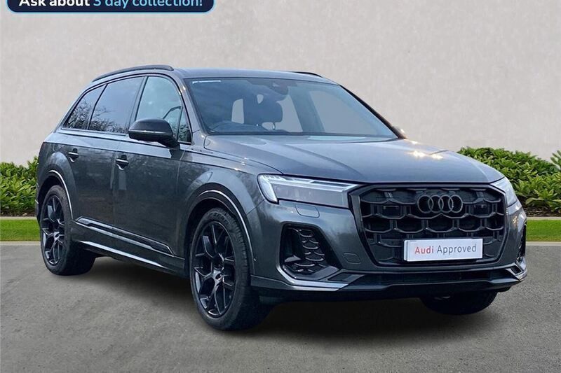 Grey Used 2024 Audi Q7 Black Edition SUV | £60,723 (Expensive) - Image 1/3