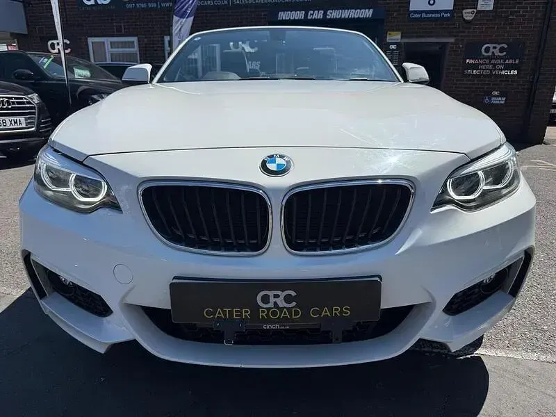 Used BMW 218 M Sport 136 HP (100 kW) 2017 White Cabriolet