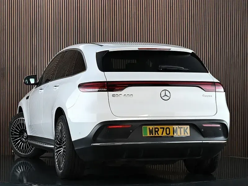 Used Mercedes EQC400 AMG line 300 kW (408 HP) 2020 White SUV