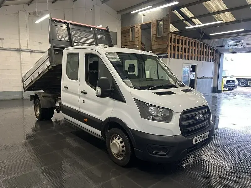 Used Ford Transit 130 HP (95 kW) 2021 White Cabriolet