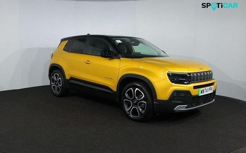 Yellow/black Used 2024 Jeep Avenger EV Summit SUV | £19,495 (Fair price) - Image 1/4