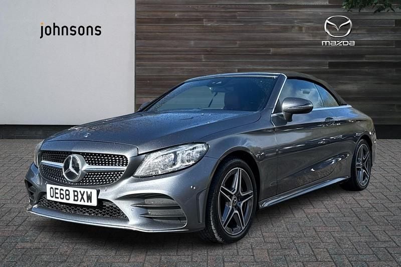 Used Mercedes C200 AMG Line Premium 180 HP (132 kW) 2018 Grey Cabriolet