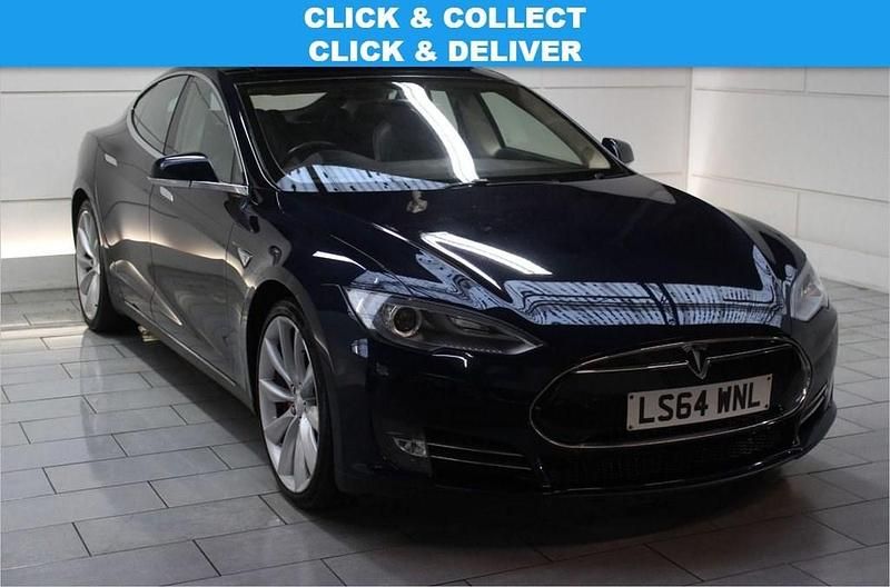 Blue Used 2014 Tesla Model S Hatchback | £14,500 (Fair price) - Image 1/3