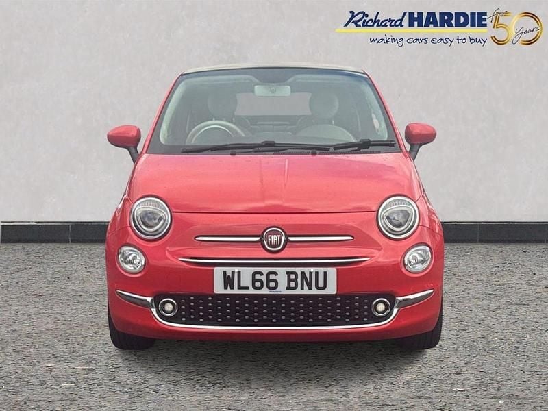 Usado Fiat 500C Lounge 69 CV (50 kW) 2017 Rosa Descapotable