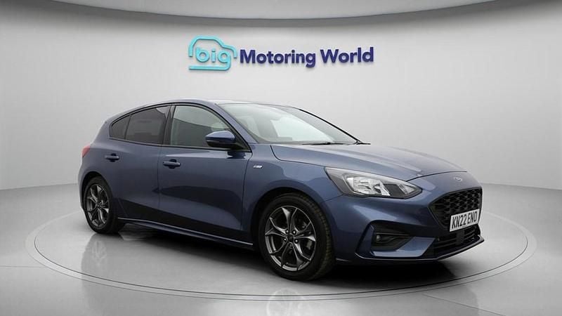 Used Ford Focus ST-Line 125 HP (91 kW) 2022 Blue Hatchback