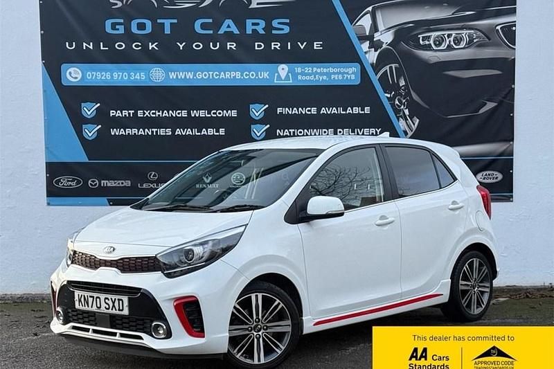 White Used 2020 Kia Picanto GT-Line Hatchback | £7,495 (Fair price) - Image 1/1