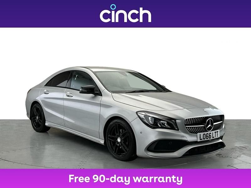 Silver Used 2017 Mercedes CLA200 AMG line Coupe | £14,949 (Fair price) - Image 1/3