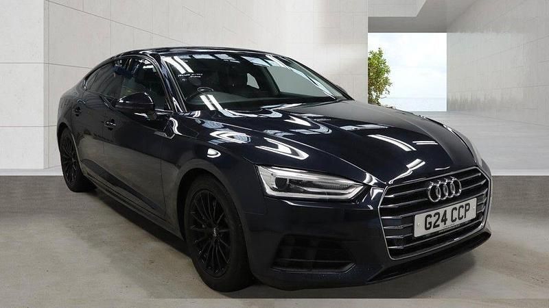 Used Audi A5 Sportback Comfort 190 HP (139 kW) 2017 Blue Hatchback