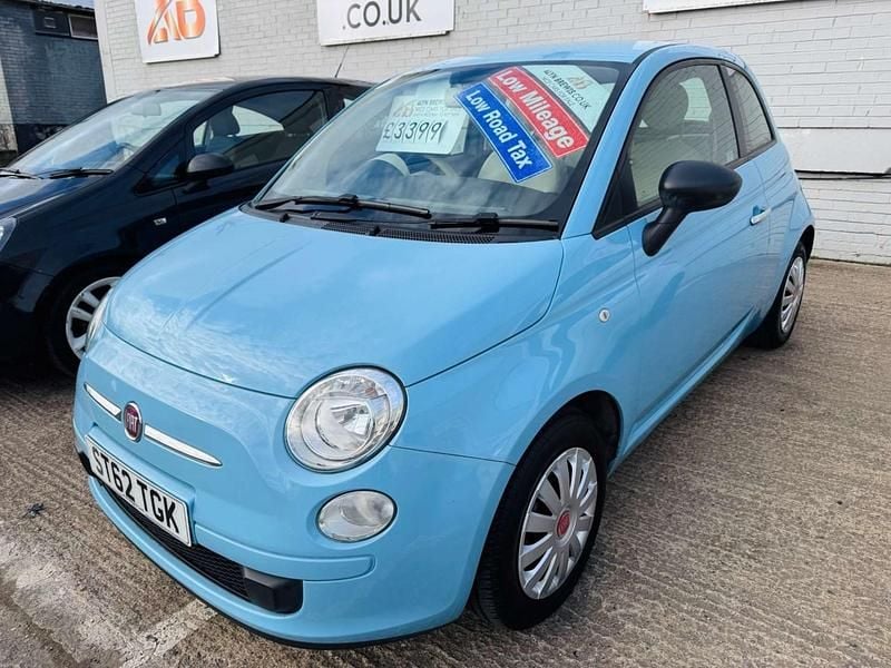 Used Fiat 500 Pop 69 HP (50 kW) 2013 Blue Hatchback